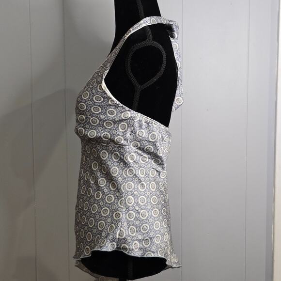 Speechless Women’s Medium Halter Top Asymmetrical Hem Boho Y2K Festival Tank - Picture 3 of 7